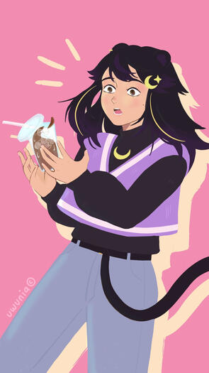 'Oh No, Nia?!' Webtoon Thumbnail